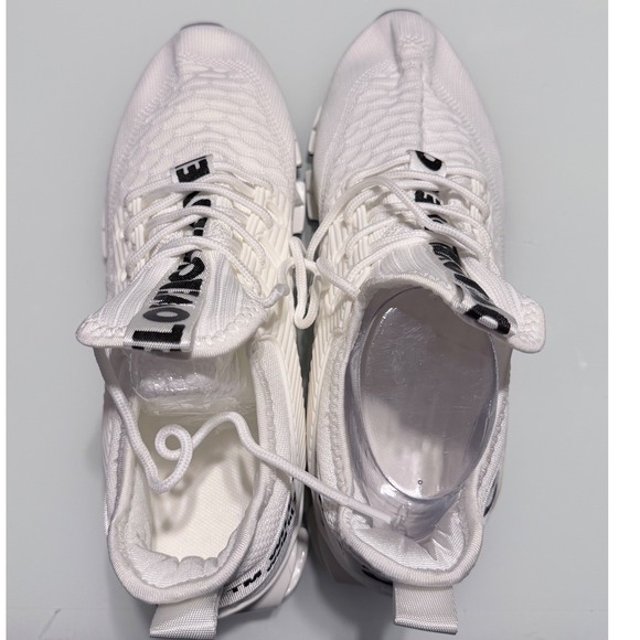 Mens White Blade Running Sneakers Fashion Mesh Athletic Shoes Sz 9.5 NEW - Picture 11 of 15